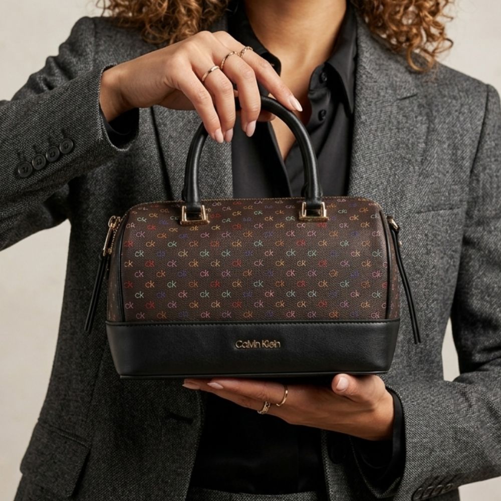 Calvin Klein Cartera Mini Brown Multi