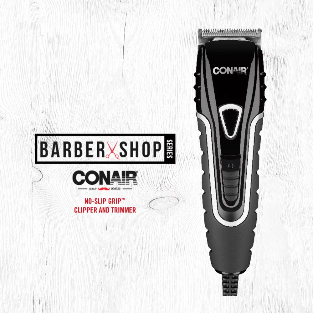 Conair® Barbershop Series Kit de Corte de Pelo Profesional de 20 Piezas con Agarre Antideslizante