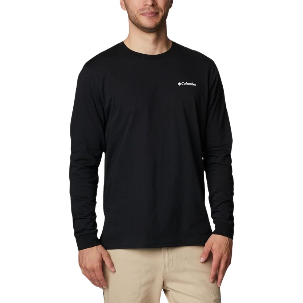 Columbia Franela Rockaway River Graphic LS Tee