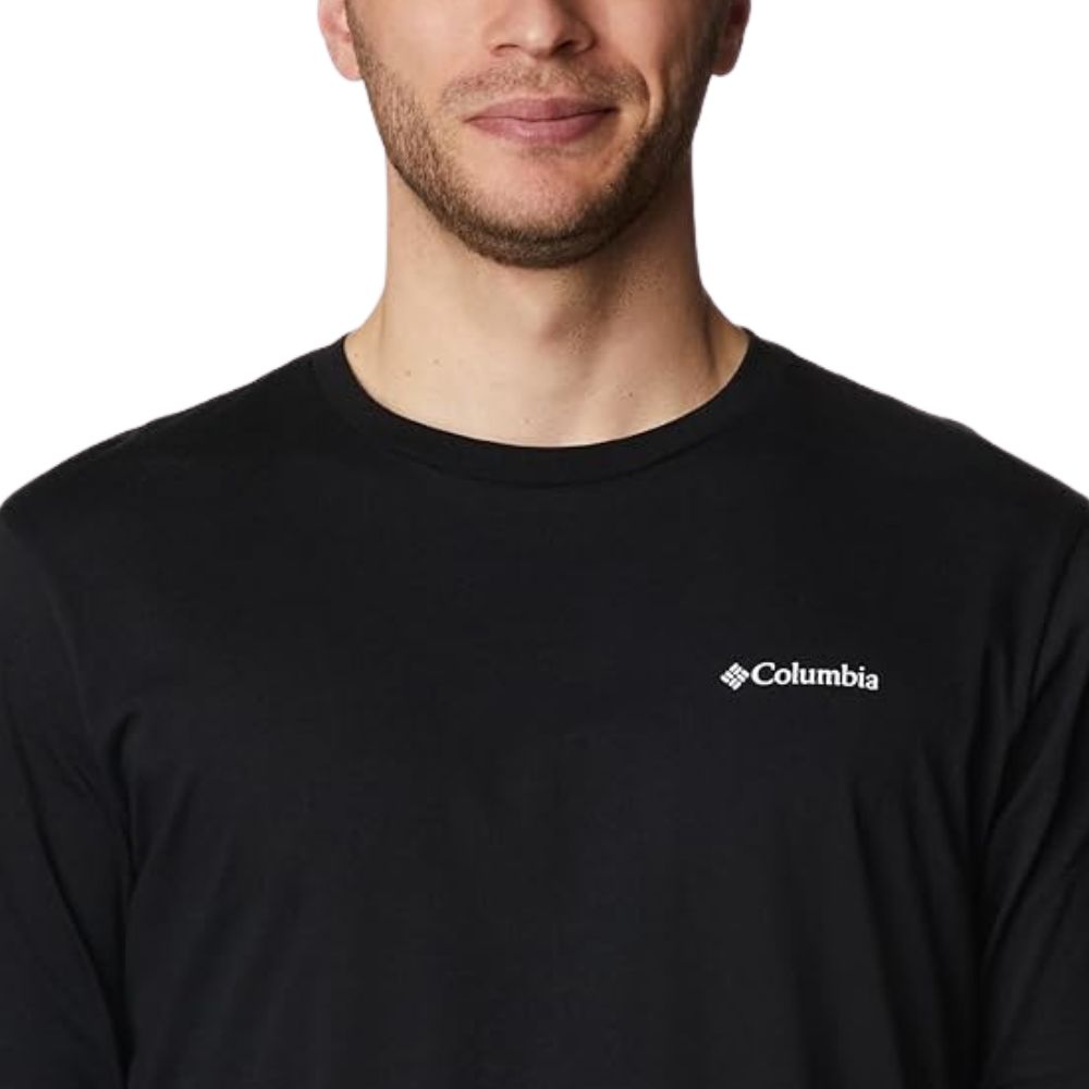 Columbia Franela Rockaway River Graphic LS Tee