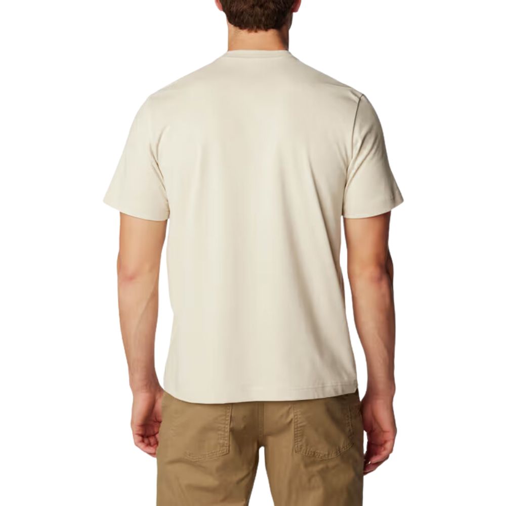 Columbia Franela Landroamer Short Sleeve Henley para Caballeros