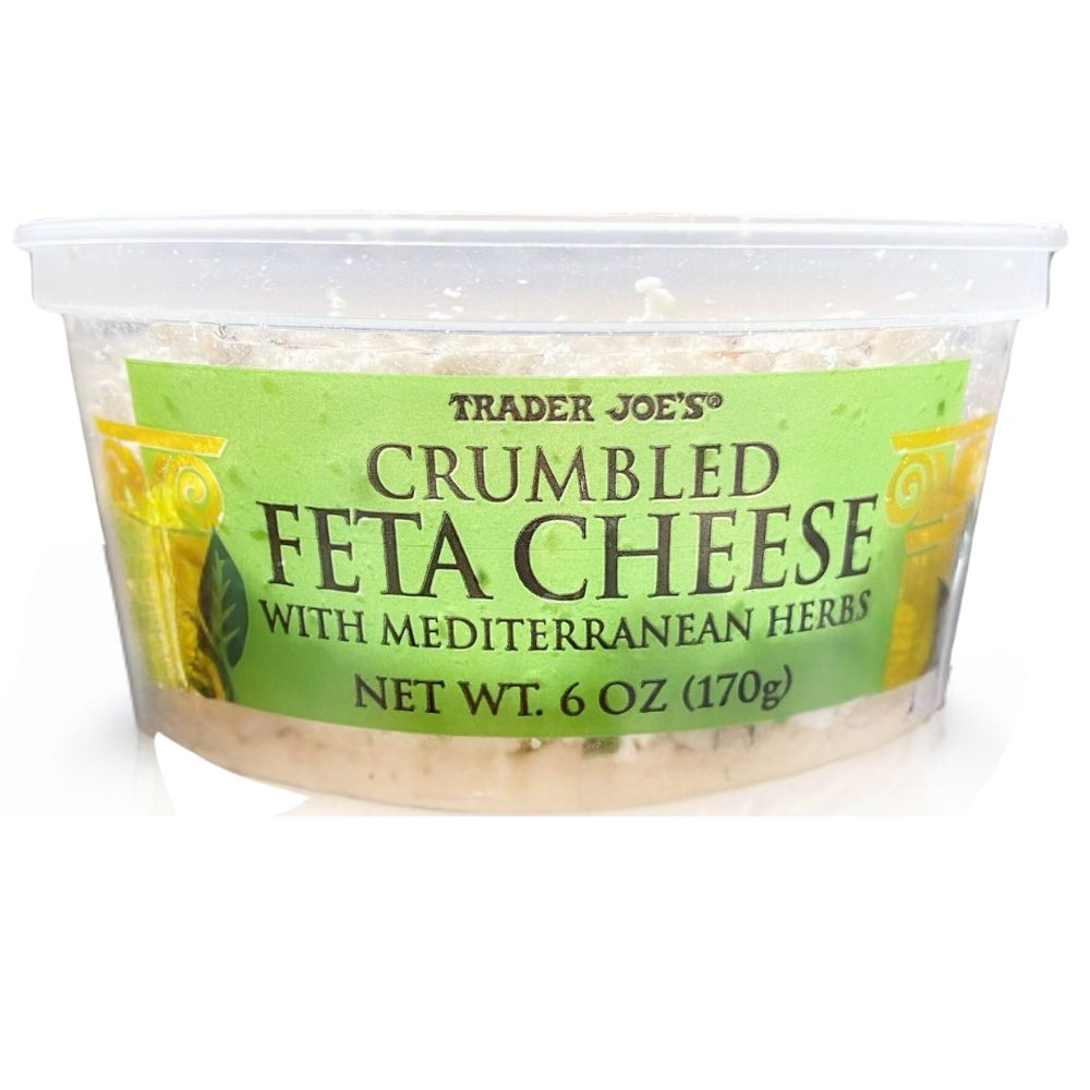 Trader Joe's Crumbled Feta Cheese with Mediterranean Herbs 170gr