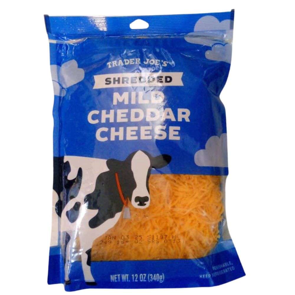 Trader Joe's Shredded Mild Cheddar Cheese 340gr