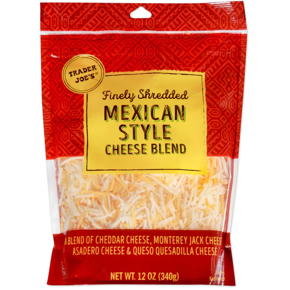 Trader Joe's Finely Shredded Mexican Style Cheese Blend 340gr