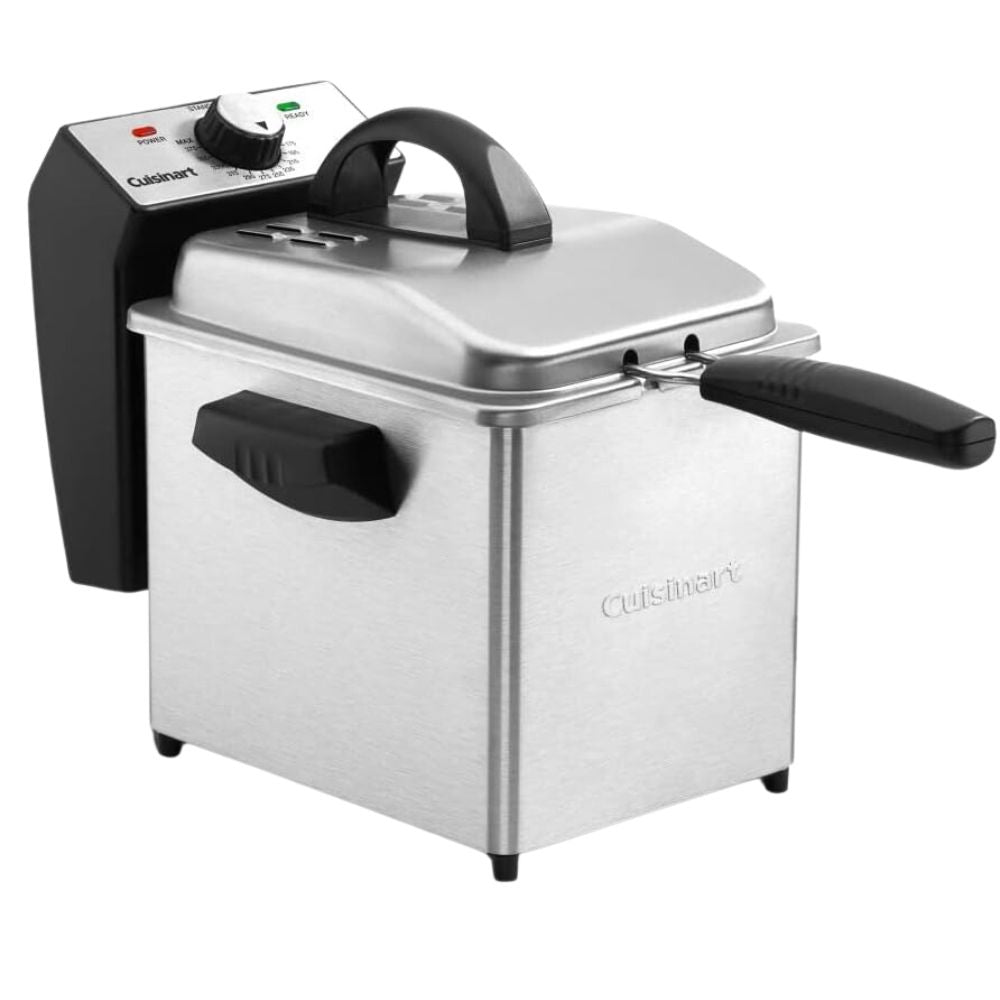 Cuisinart® Freidora Profunda Compacta de Acero Inoxidable 1.89 Litros