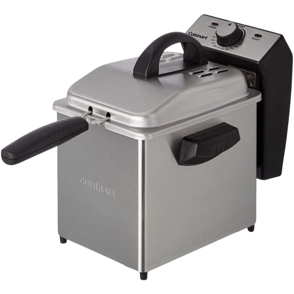 Cuisinart® Freidora Profunda Compacta de Acero Inoxidable 1.89 Litros