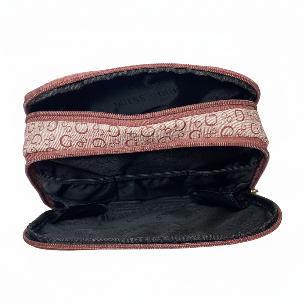 Guess Cosmetiquera Sunset BLVD Travel Red