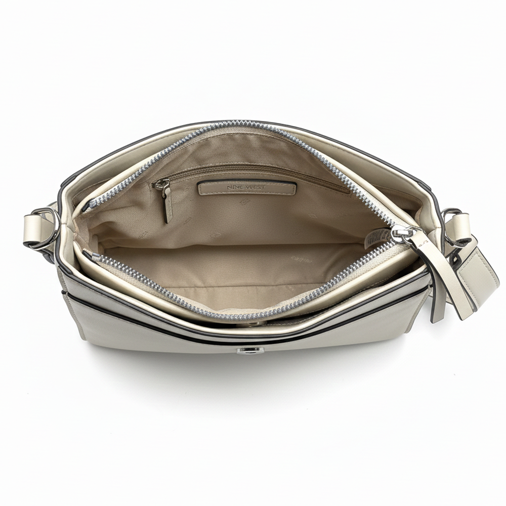 Nine West Cartera Lior White Logo