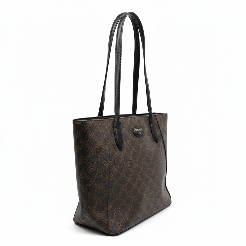 Nine West Cartera Adeline Brown Logo Black