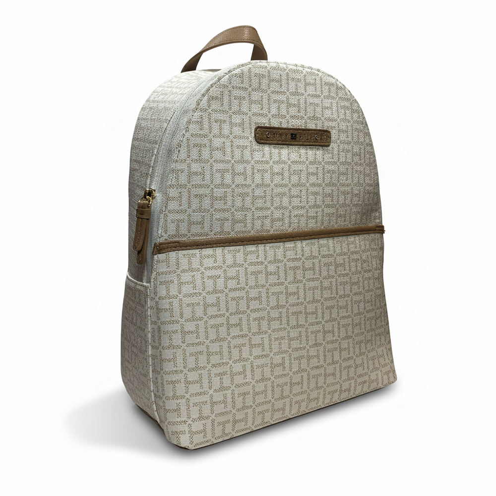 Tommy Hilfiger Bolso Backpack Monogram Cream