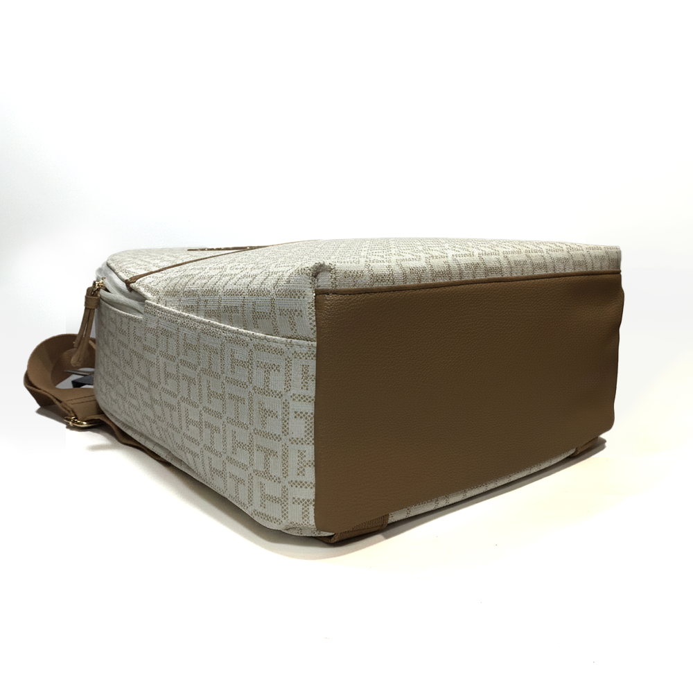 Tommy Hilfiger Bolso Backpack Monogram Cream