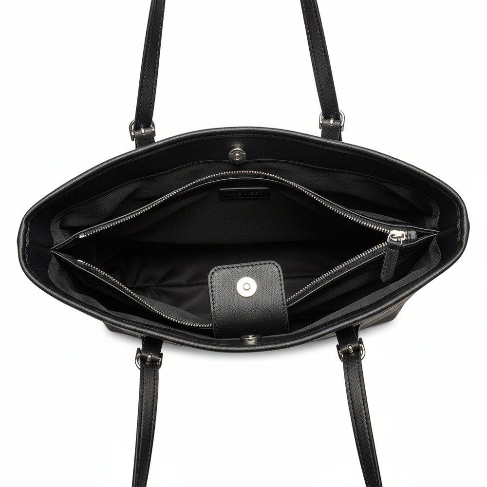 Nine West Cartera Billy Jet Black Logo