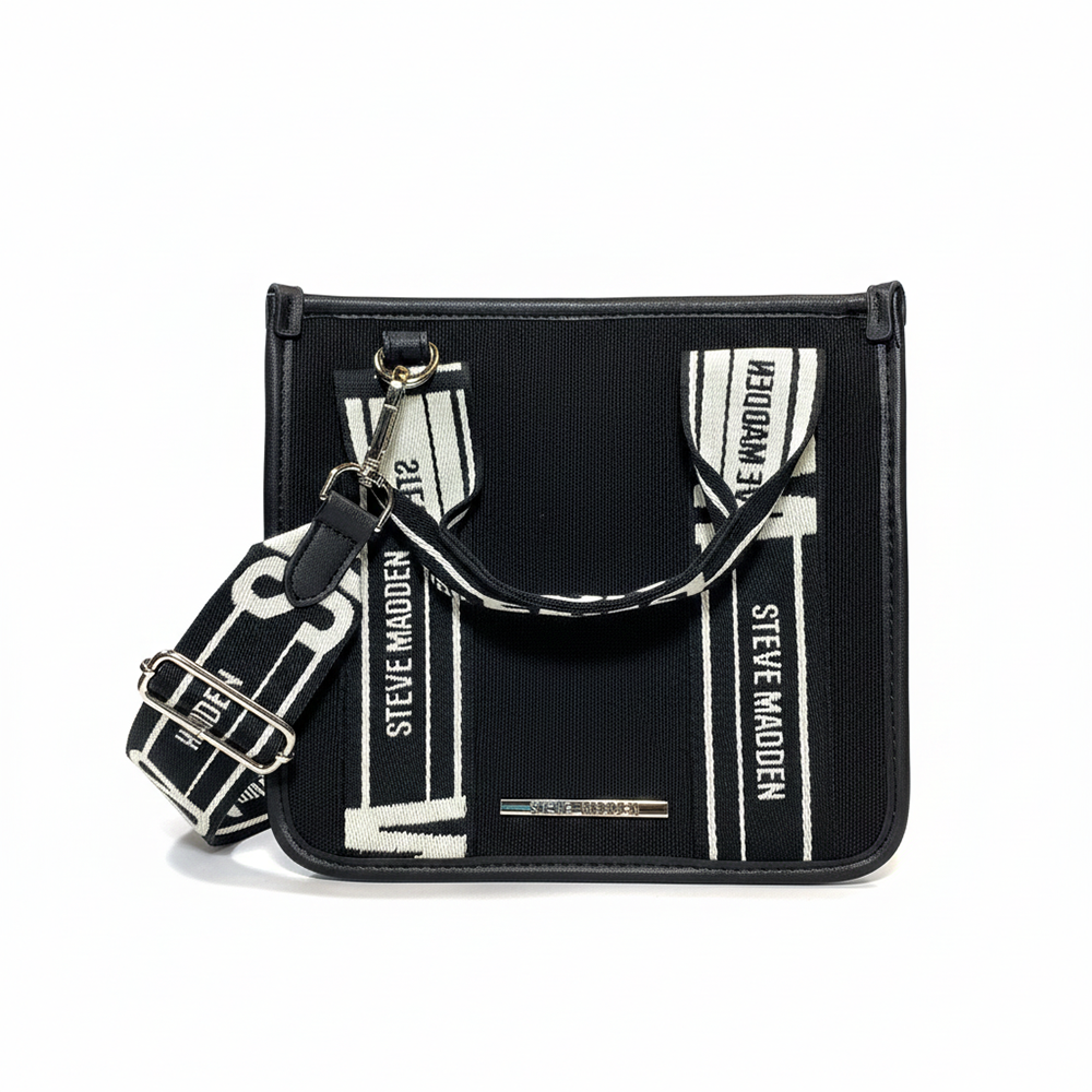 Steve Madden Cartera Bwebber Canvas Black