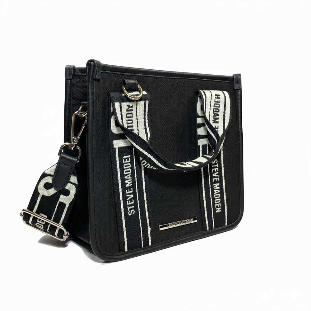 Steve Madden Cartera Bwebber Canvas Black