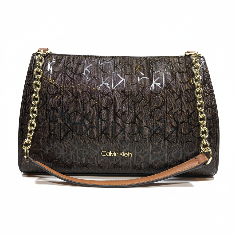 Calvin Klein Cartera Hayden Key Brown