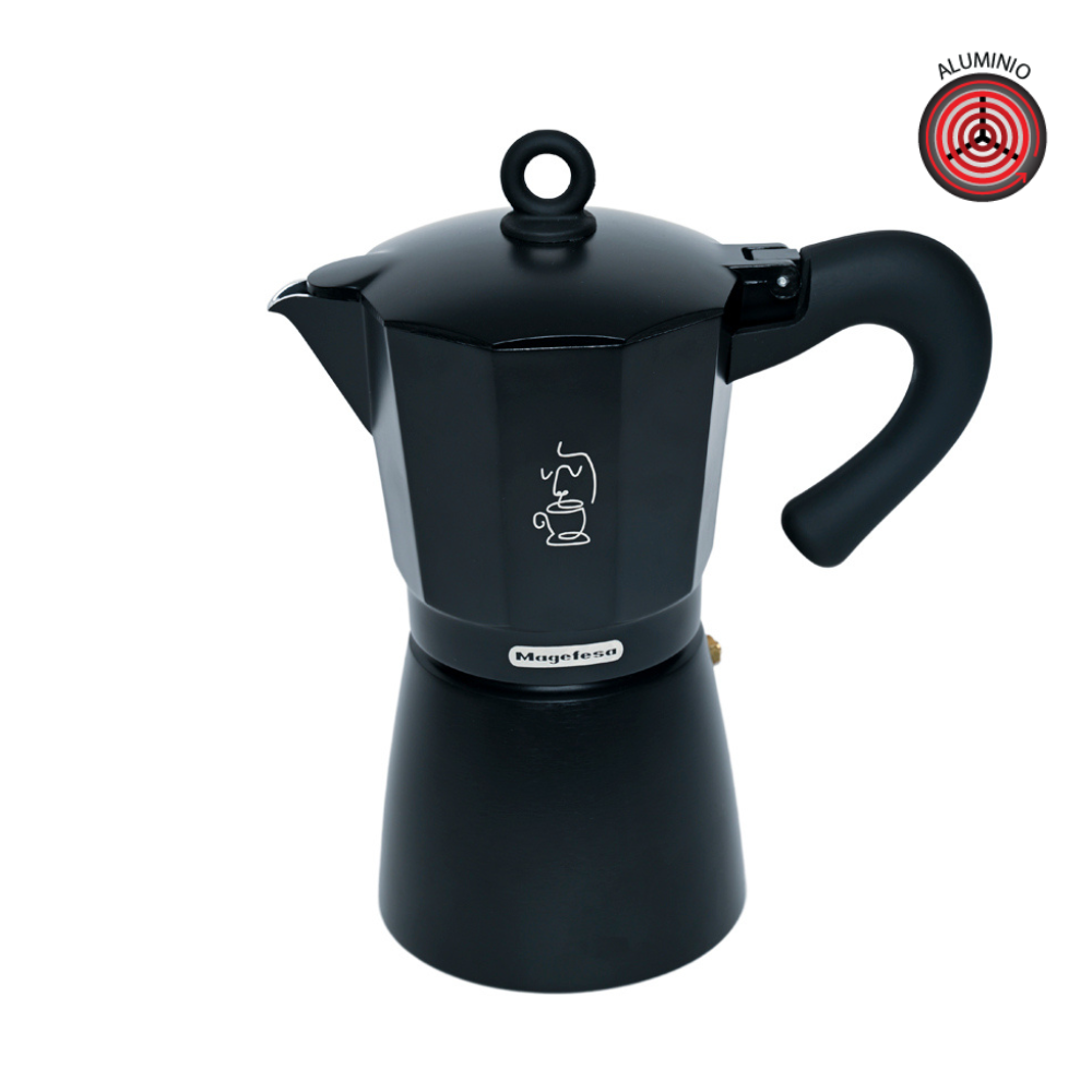 Magefesa Paolo Cafetera Italiana Negra 12 Tazas
