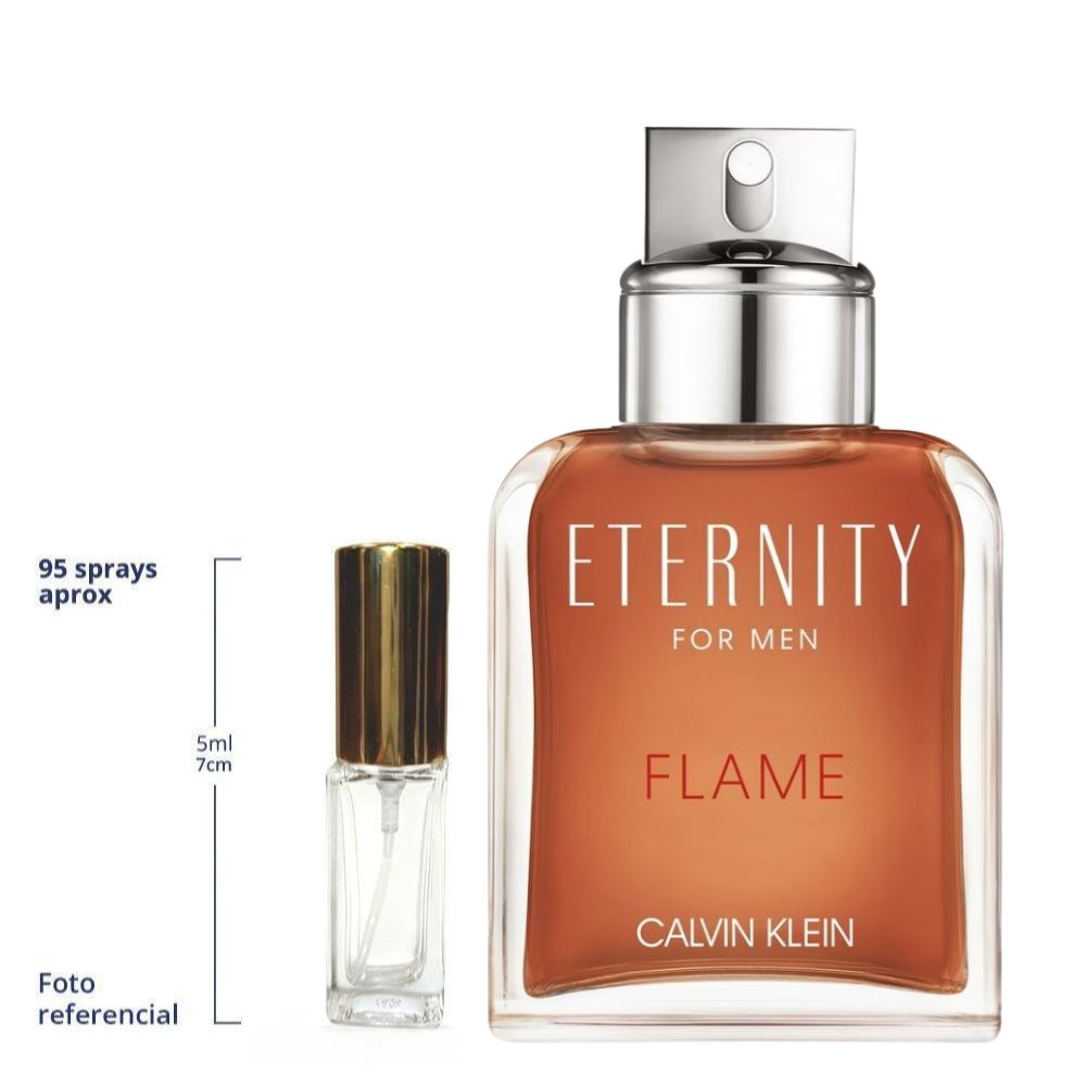 Calvin Klein Eternity Flame Decant Travel Size Eau De Toilette For Men
