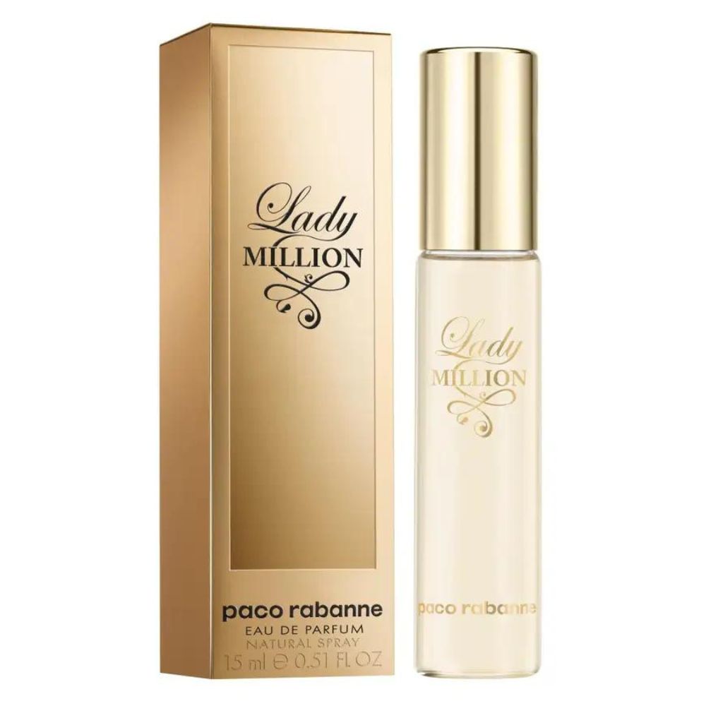 Paco Rabanne Lady Million Eau de Parfum Natural Spray 15ml Travel Size