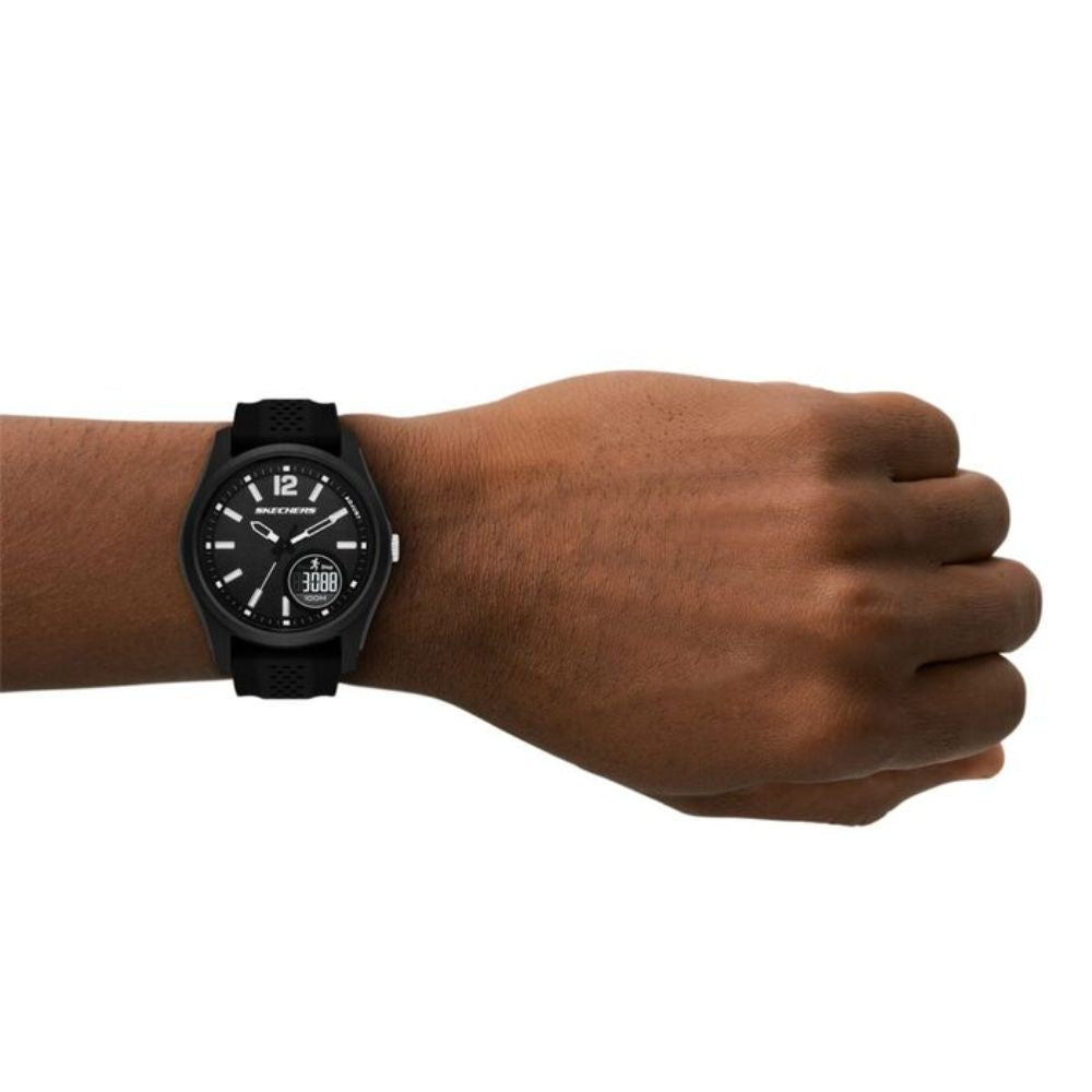 Skechers Reloj Para Caballeros Sellas Black
