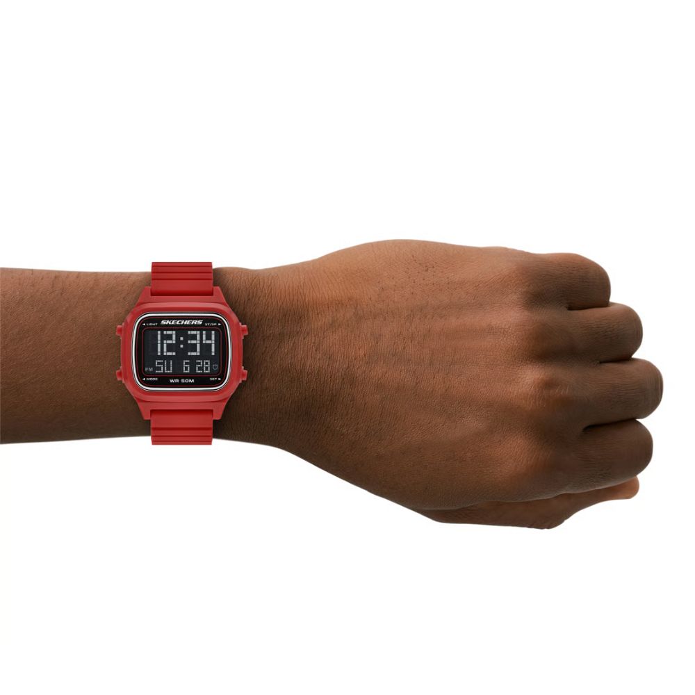Skechers Reloj Para Caballeros Slip-ins Fiske Red