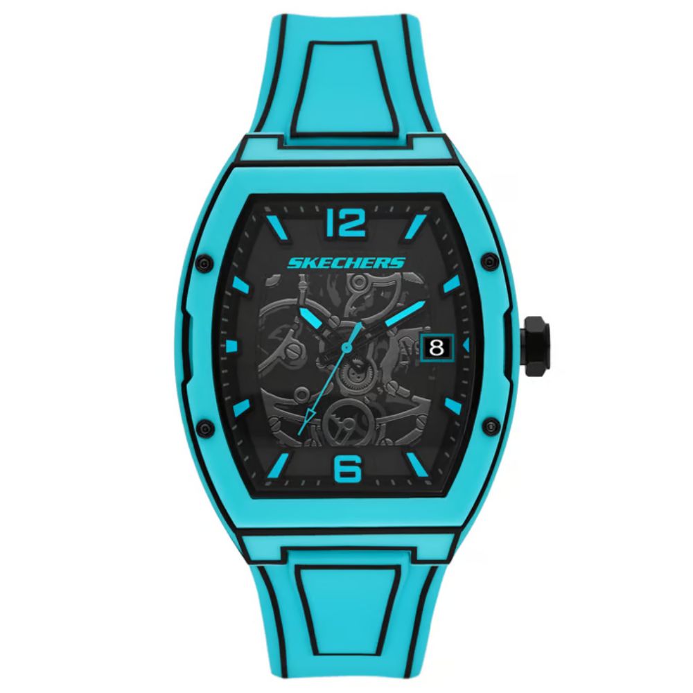 Skechers Reloj Para Caballeros Tellem Pop Art Aquamarine