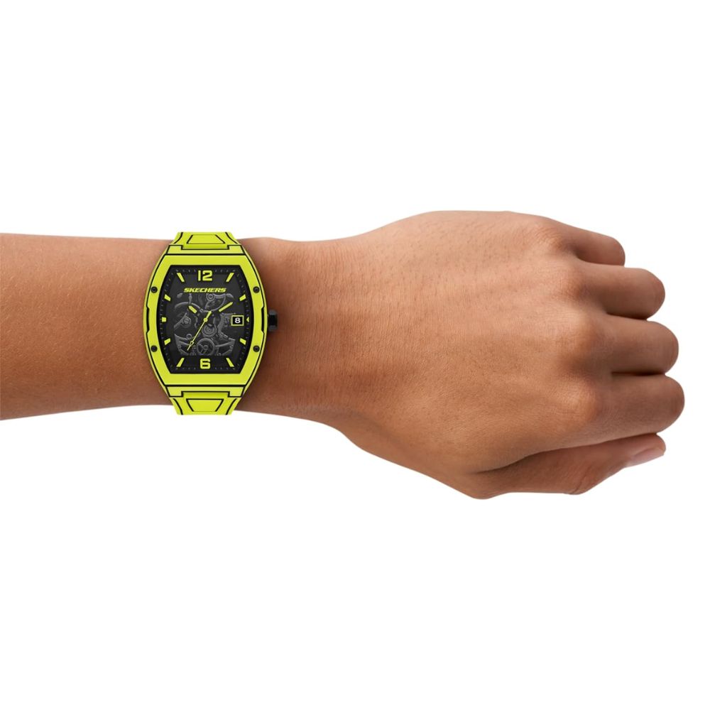 Skechers Reloj Para Caballeros Tellem Pop Art Yellow