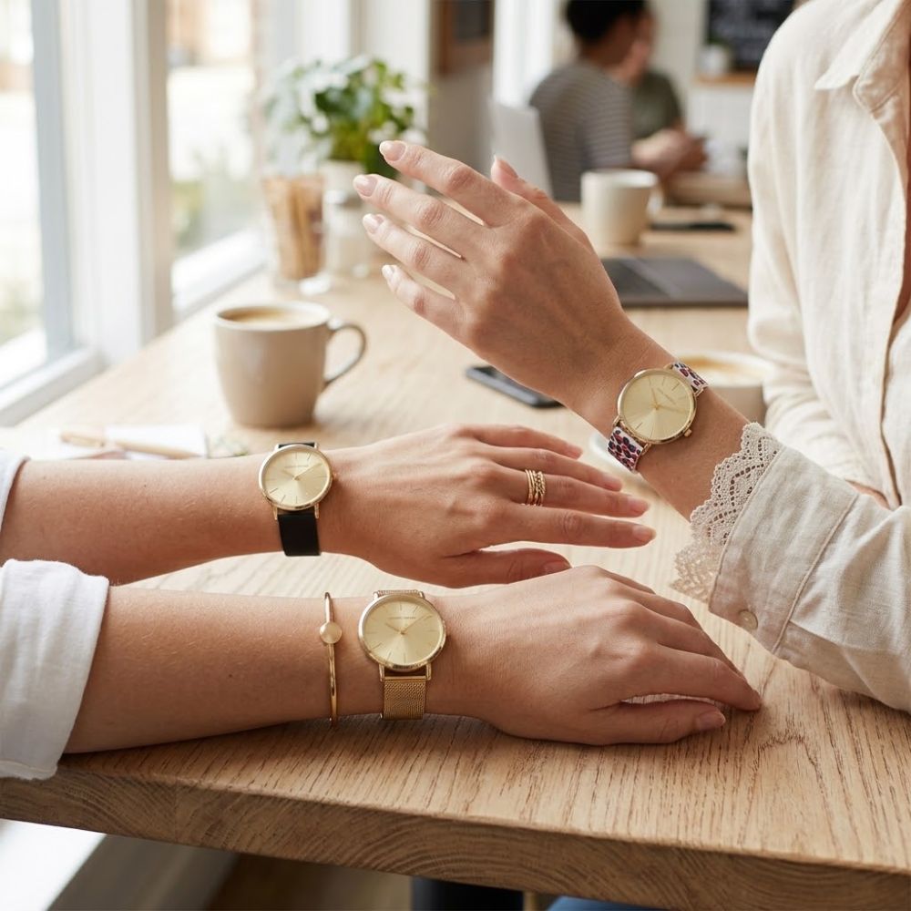 Skechers Set Reloj y Correas Para Damas