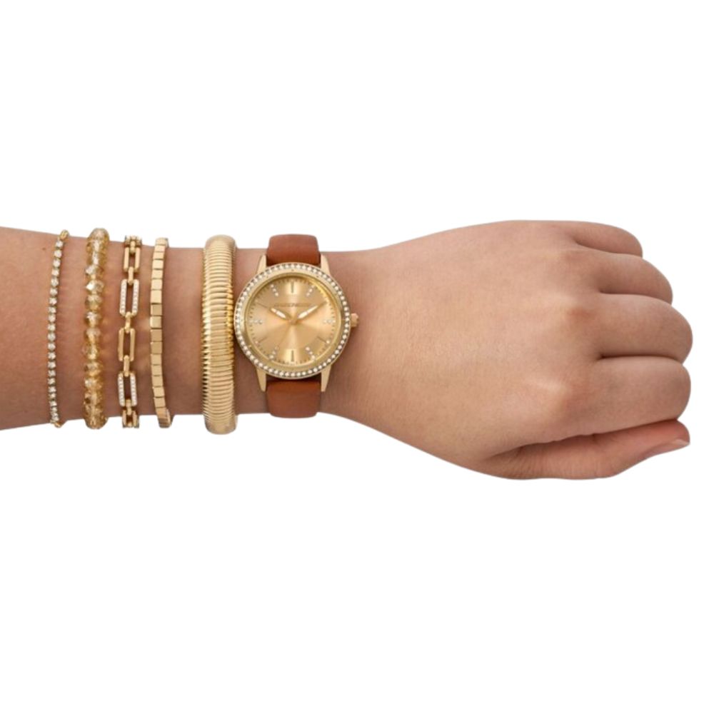 Skechers Set De Reloj y Pulseras Para Damas