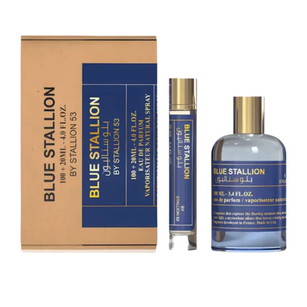 Blue Stallion By Stallion 53 Eau De Parfum 100ml +20ml