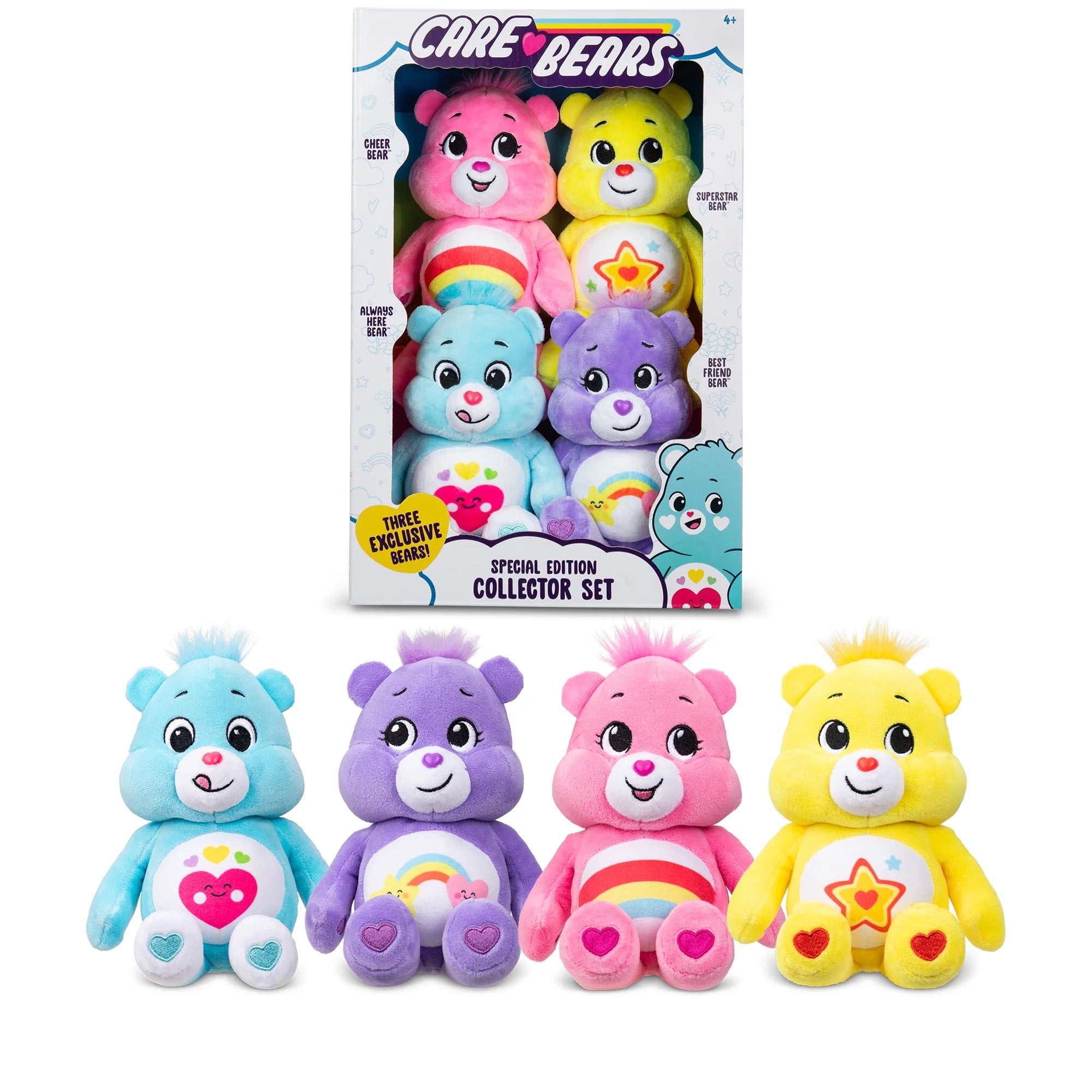 Care Bears Special Edition Collector Set 4-Pack