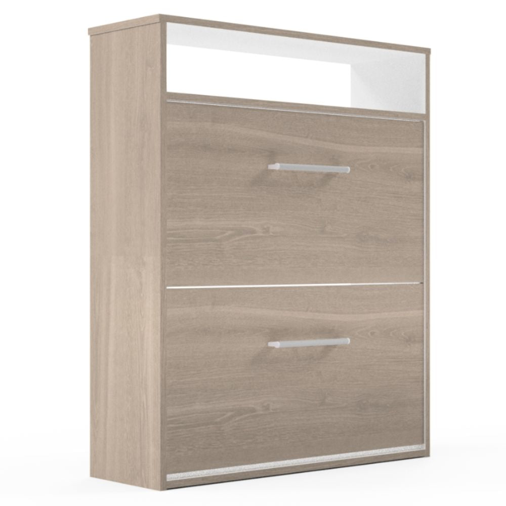 Casalista Zapatera 2 Puertas Bardolino/Blanco