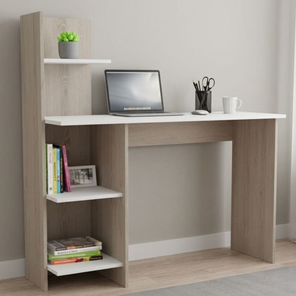 Casalista Escritorio Con Repisa Blanco-Bardolino / Blanco