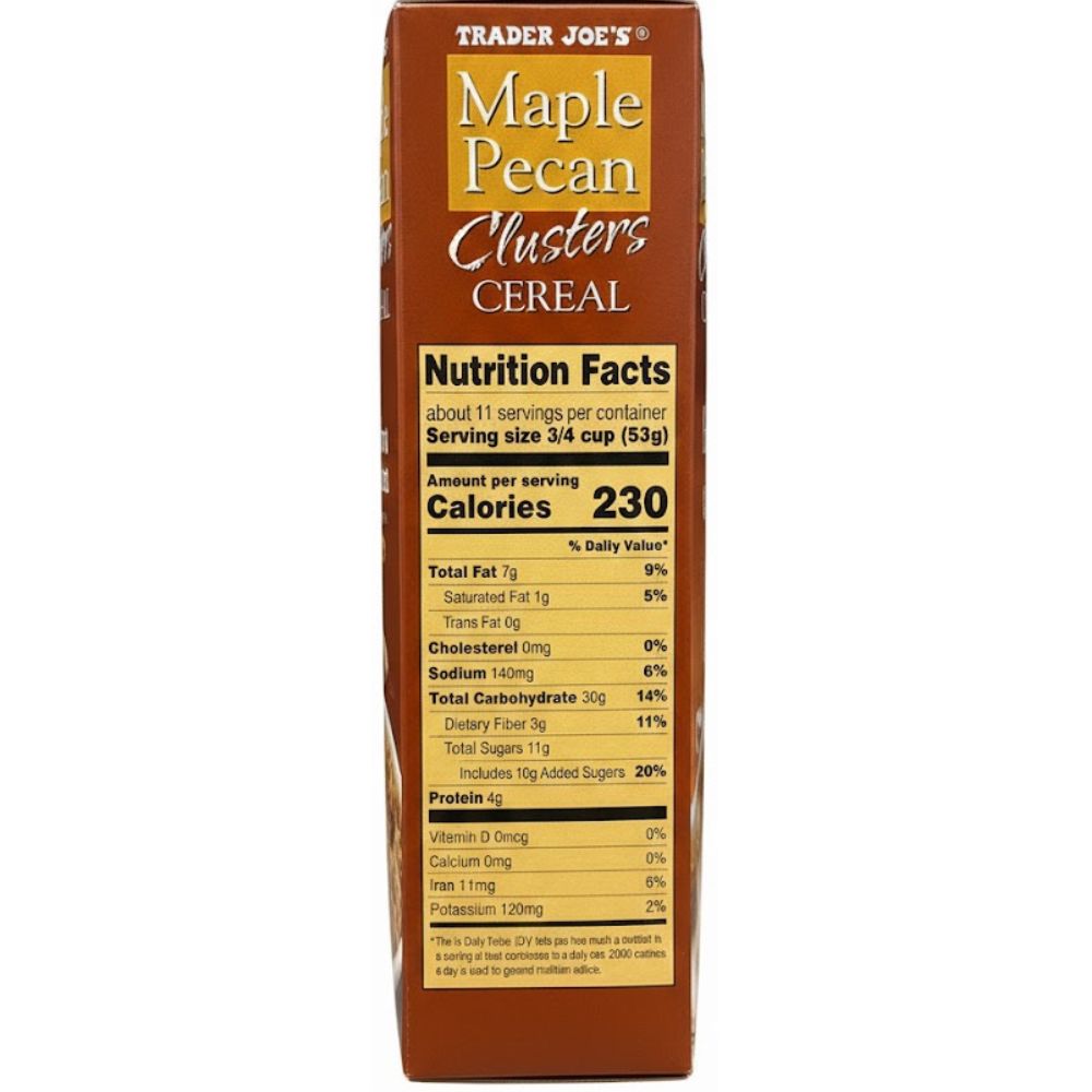 Trader Joe´s Maple Pecan Clusters Cereal 568 g