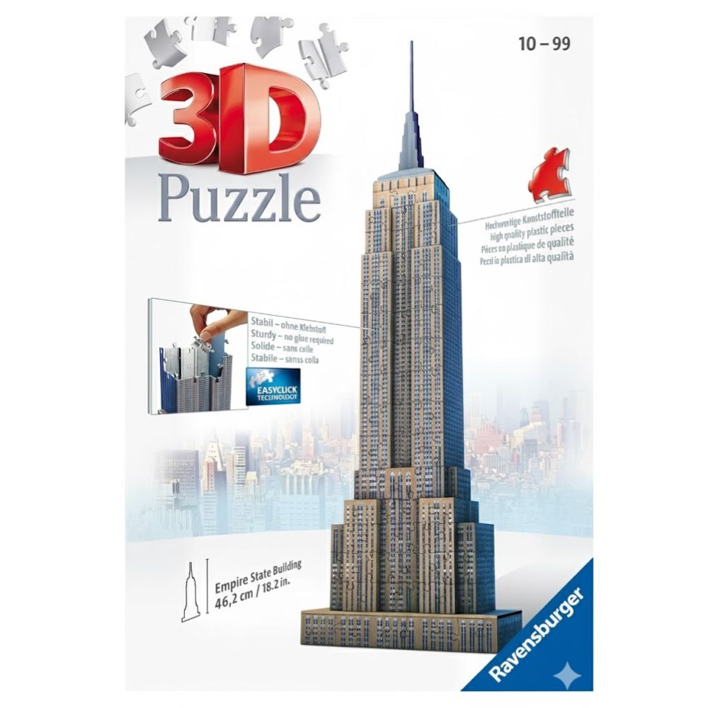 Ravensburger Rompecabezas 3D Mini Collection Empire State Building 66 Pzs 8+