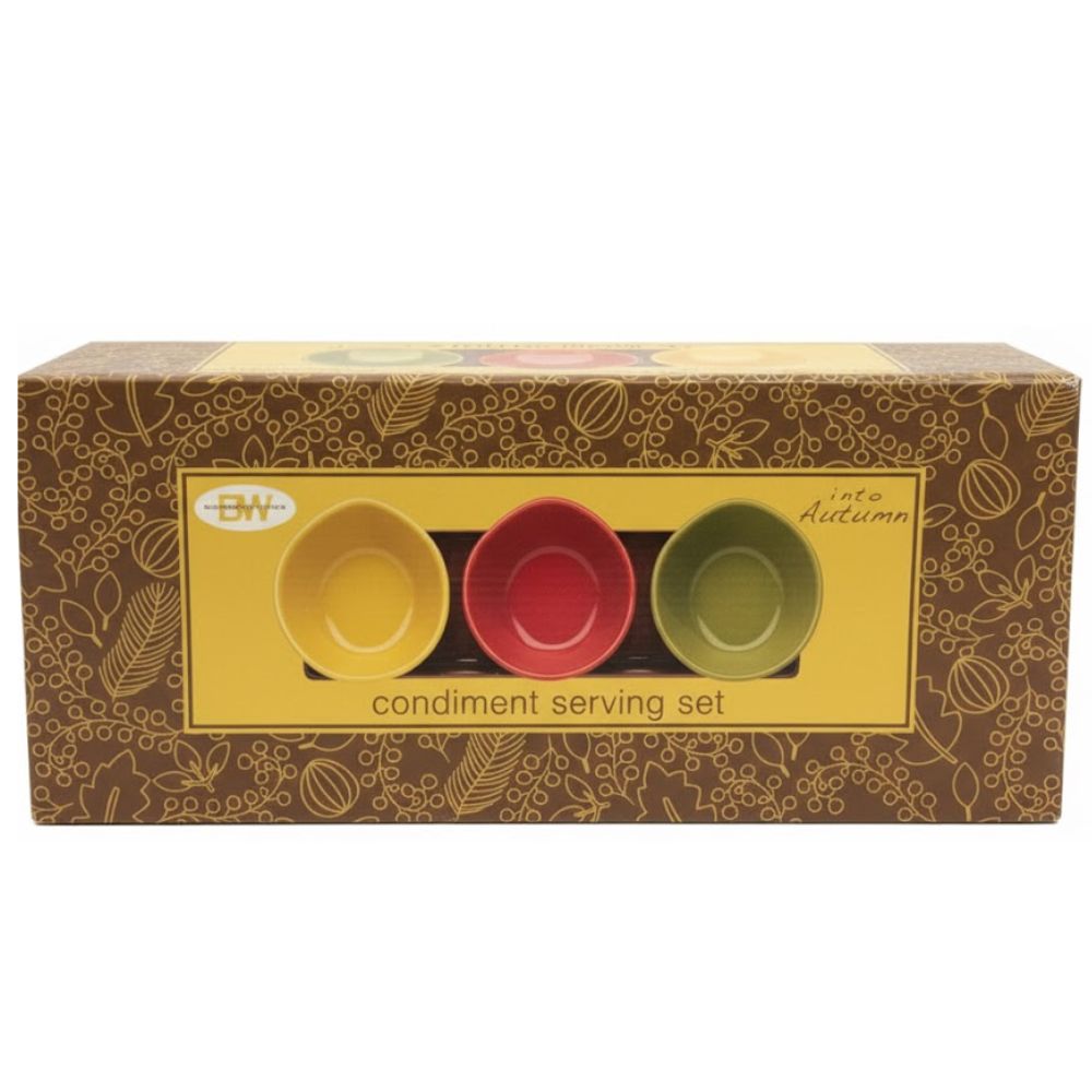 Boston Warehouse Set para Servir Condimentos