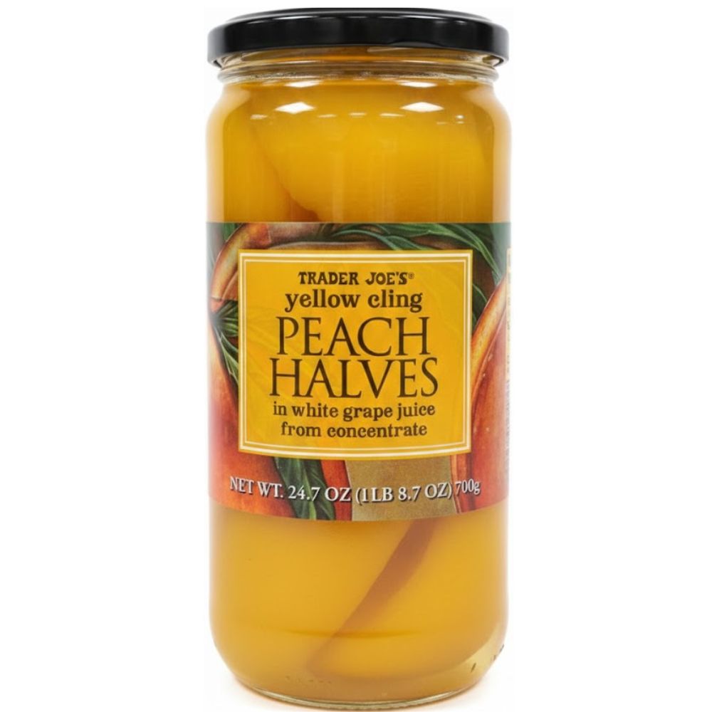 Trader Joe´s Yellow Cling Peach Halves 700 g