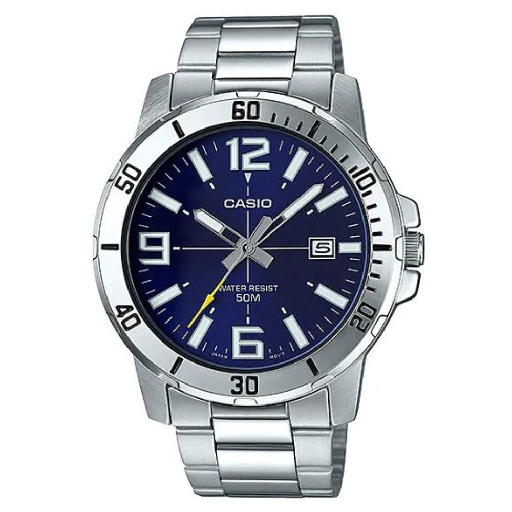 Casio Reloj Casual Correa de Acero Inoxidable