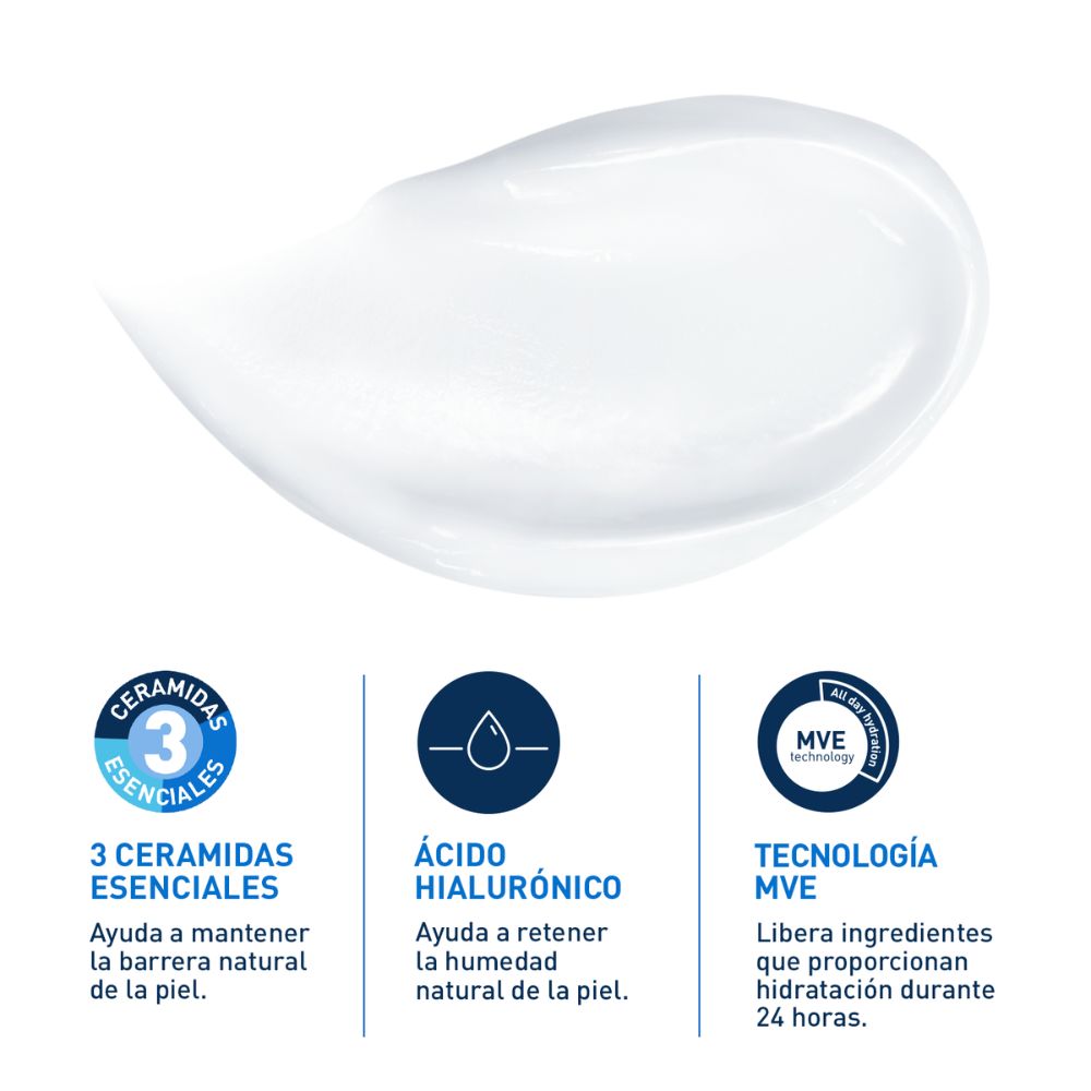 CeraVe Crema Hidratante 3 Essential Ceramides 340 g