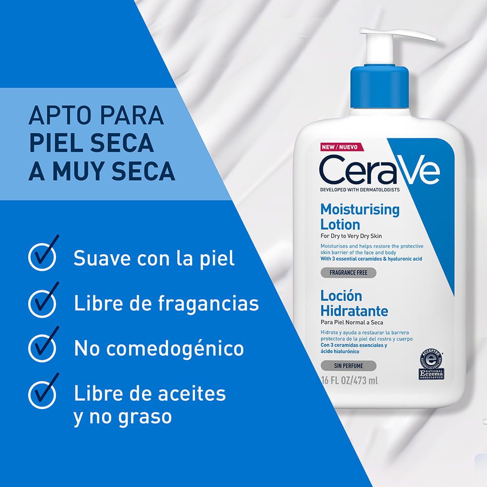 CeraVe Locion Hidratante Fragance Free 473ml