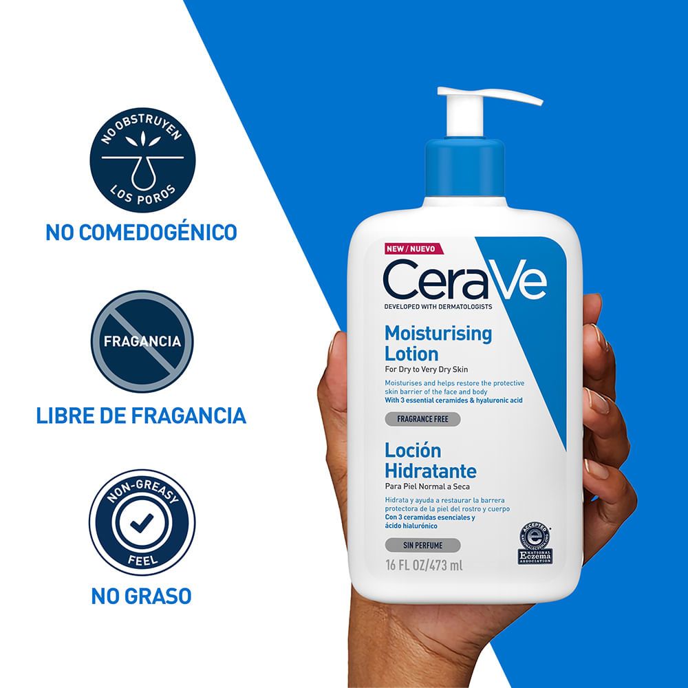 CeraVe Locion Hidratante Fragance Free 473ml