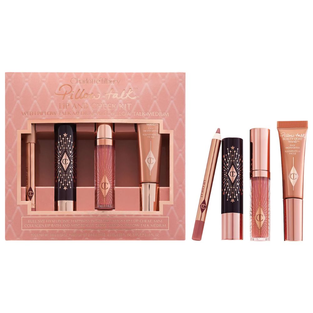 Charlotte Tilbury Pillow Talk Lip and Cheek Kit In Medium