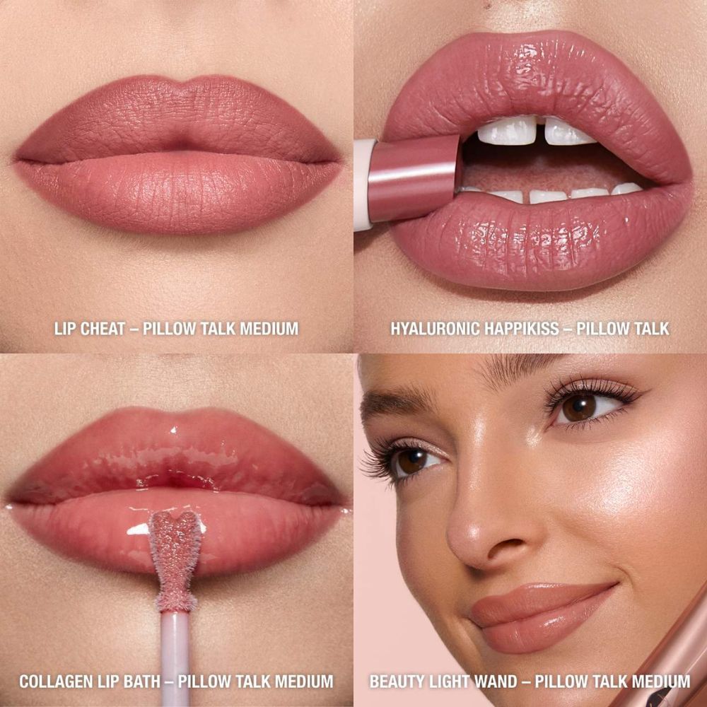 Charlotte Tilbury Pillow Talk Lip and Cheek Kit In Medium