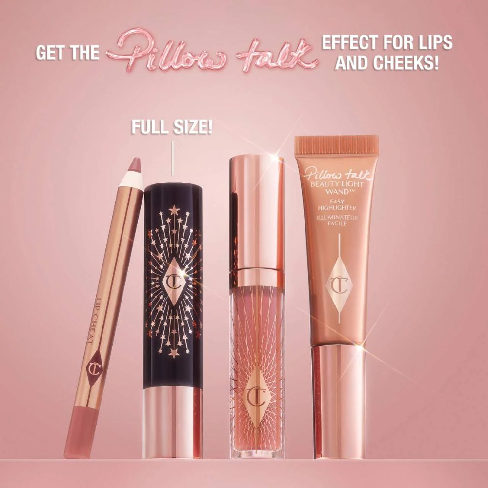Charlotte Tilbury Pillow Talk Lip and Cheek Kit In Medium