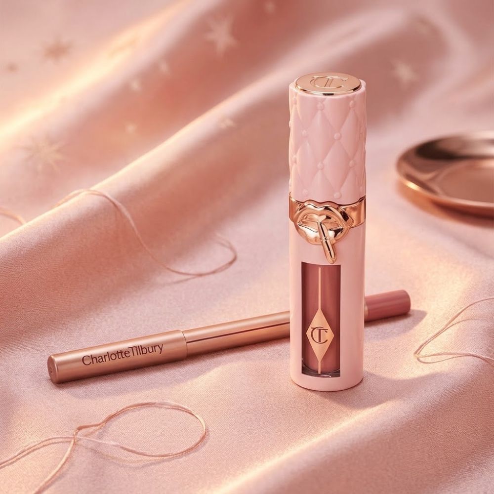 Charlotte Tilbury Pillow Talk Plumgasm Lip Mini Kit: Lip Cheat In + Big Lip Plumgasm In Fair Medium