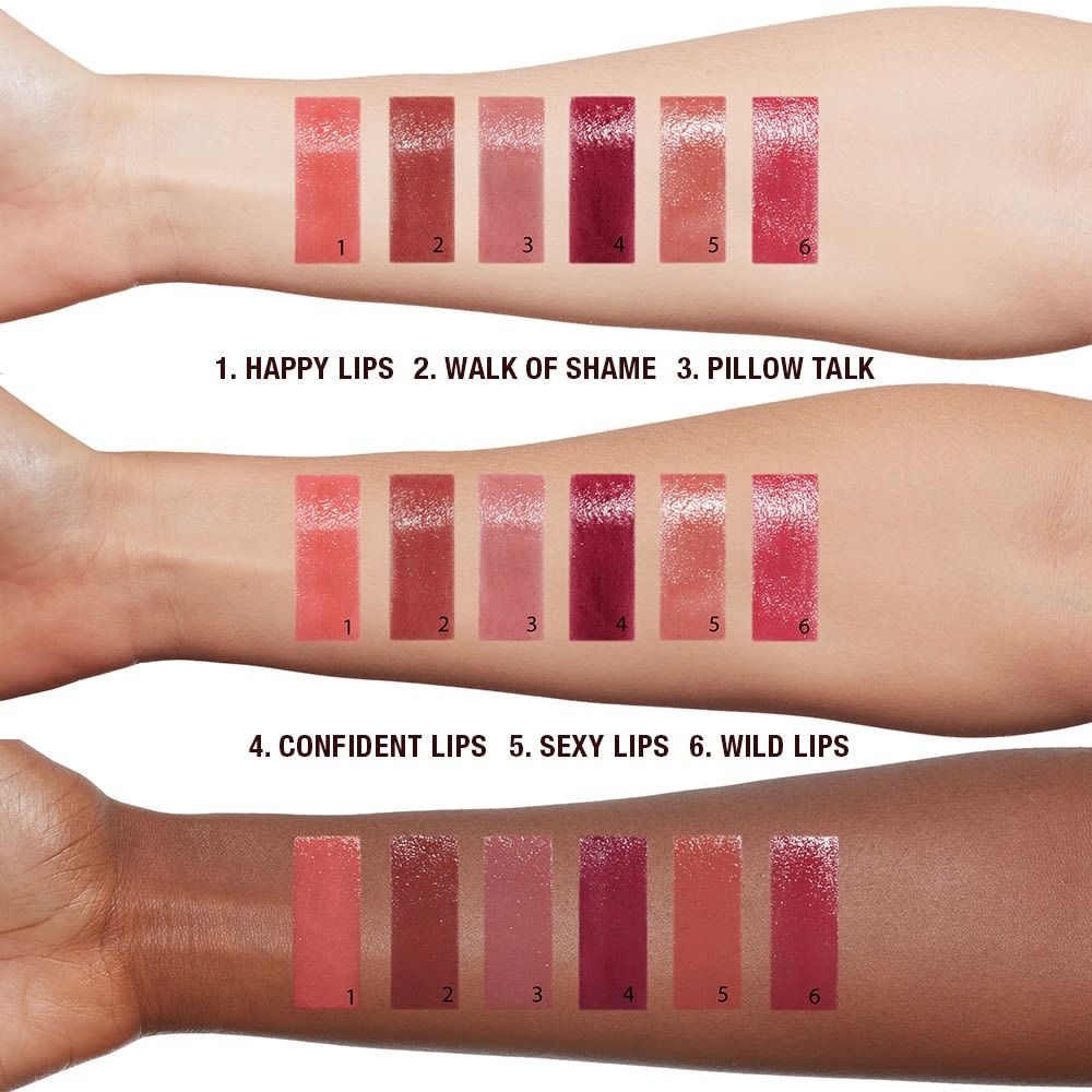 Charlotte Tilbury Superstar Lips Glossy Star Lit Lip Looks Color Walk of No Shame 1.8g