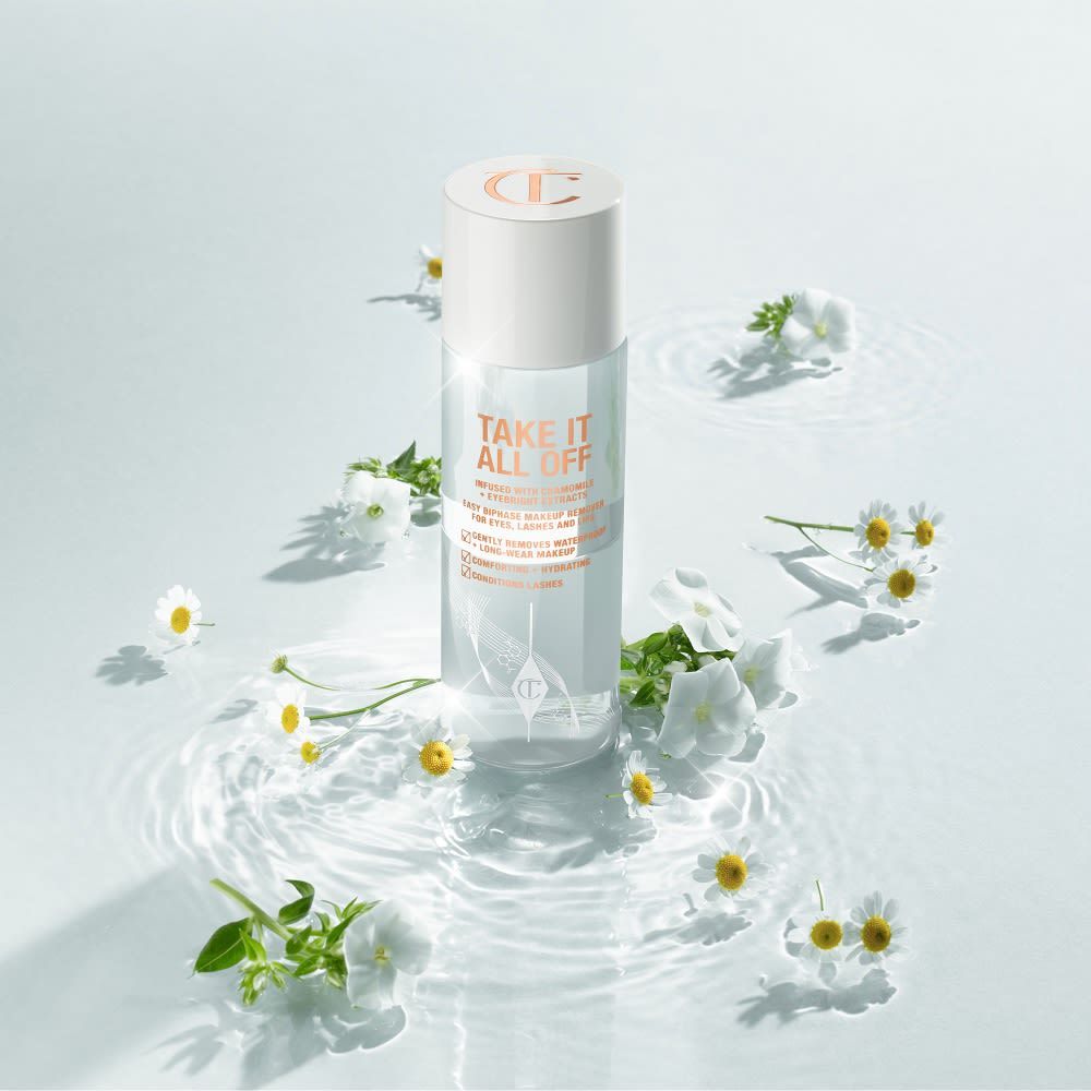 Charlotte Tilbury Take It All Off 30ml Biphase Makeup Remover para Ojos, Pestañas y Labios