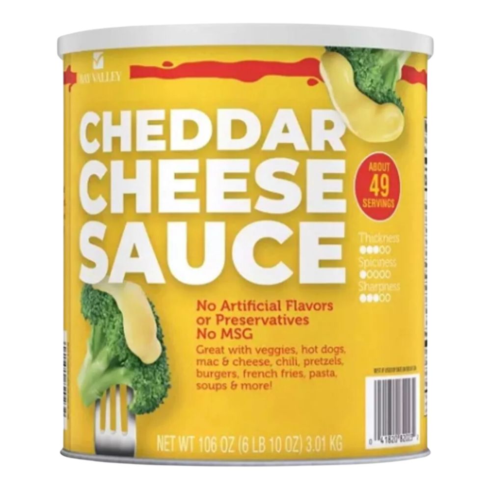 Bay Valley Cheddar Cheese Sauce 3.01 Kg