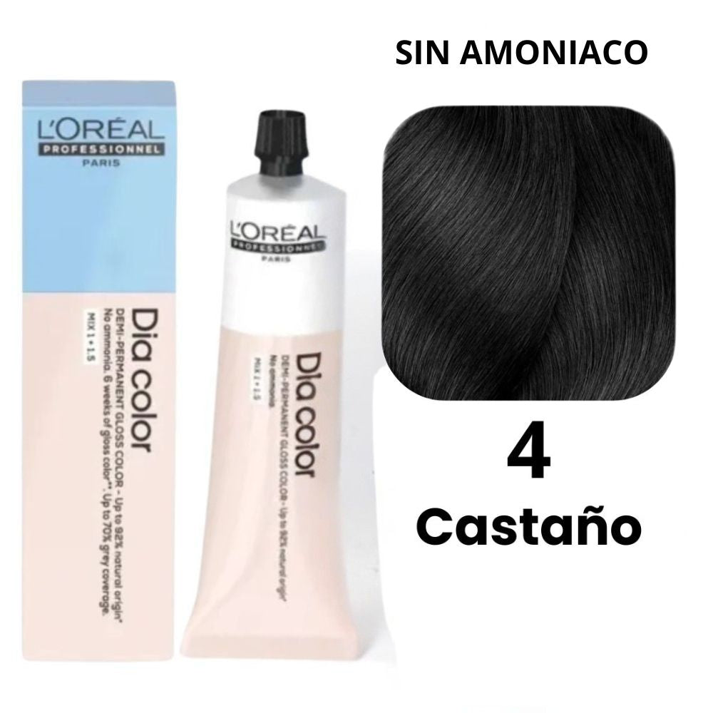 L'Oreal Tinte Dia Color N.4 Sin Amoniaco 60ml