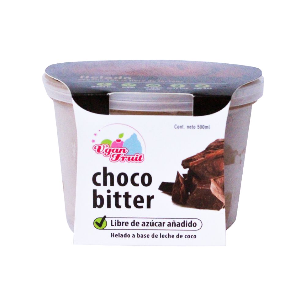 V'gan Fruit Helado Choco Bitter 500ml