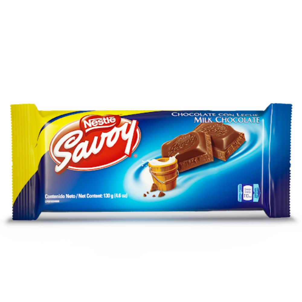 Chocolate Savoy Con Leche 130gr